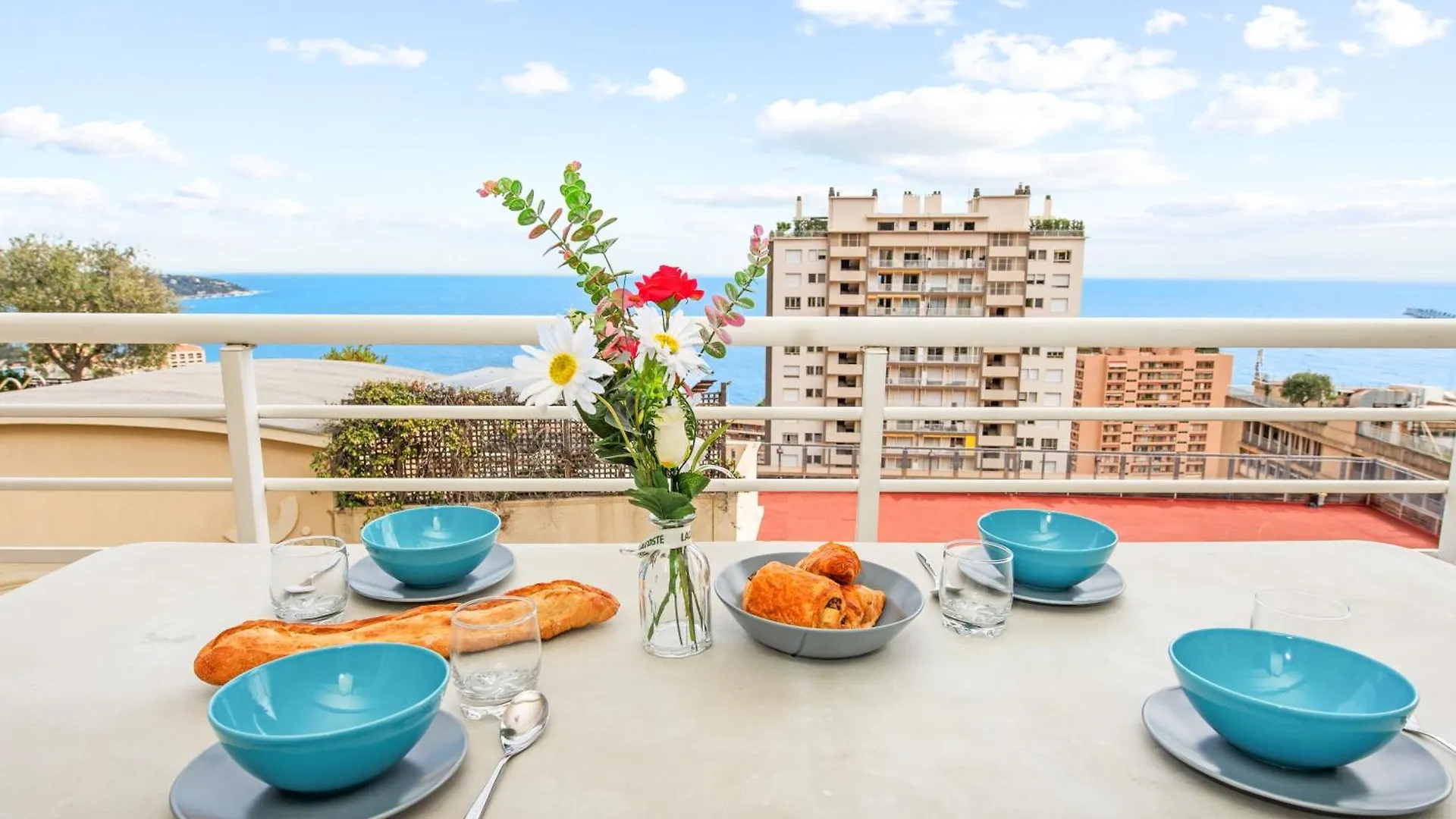 Villa Florentine III - Somptueux Deux Pieces Monaco - Vue Mer - Parking بوزولي شقة